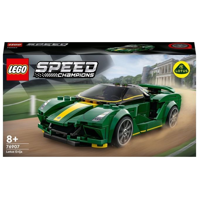 LEGO Speed Champions 76907 Lotus Evija, Macchina Giocattolo Da Corsa, Modello Replica Auto Sportiva