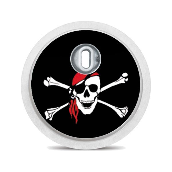 Runder Aufkleber mit rotem Sportwagen auf grauem Hintergrund. Mit Loch in der Mitte.