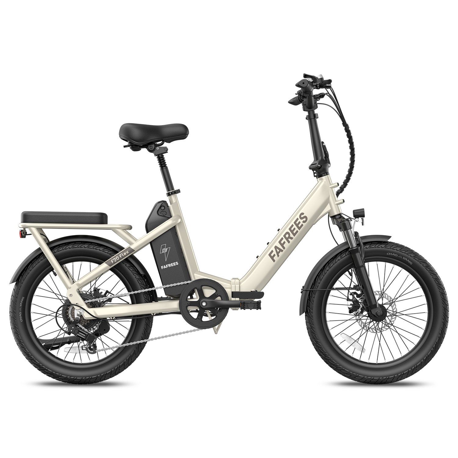 FAFREES F20 Flex Faltbares E-Bike, 25-Ah-Akku (herausnehmbar), 7-Gang-Schaltung
