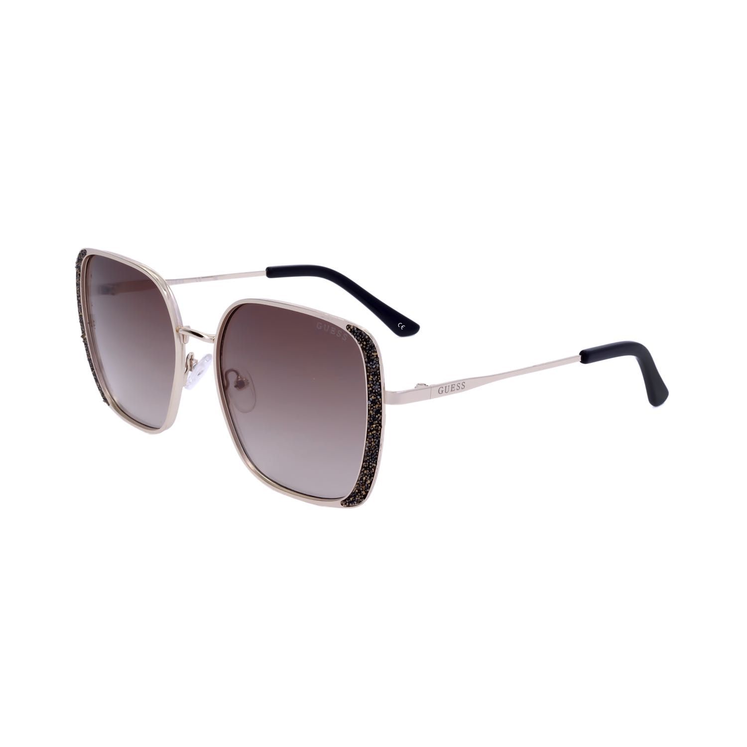 Guess Factory occhiali da sole donna GF6175 silver-coloured brown