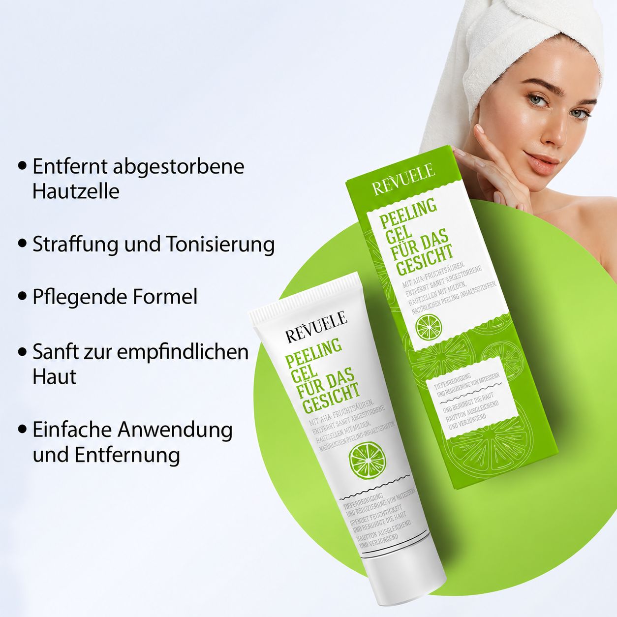 Revuele AHA-Fruchtsäuren Gesichtspeeling-Gel