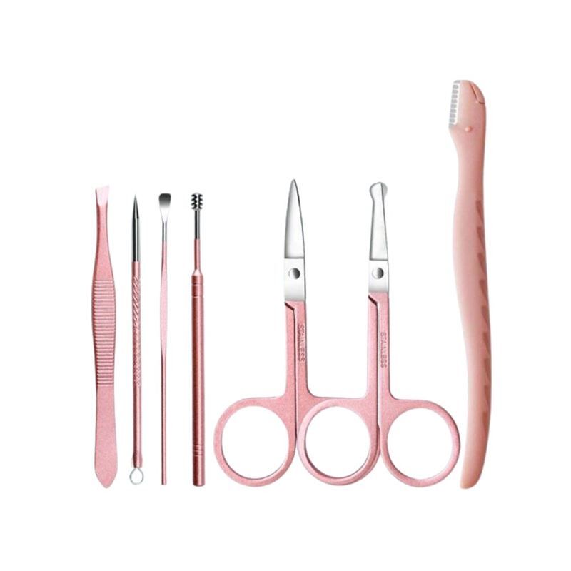 UNIQ 18-in-1 Maniküre-/Pflege-Set für Nägel, Füße, Gesicht - Rose Gold
