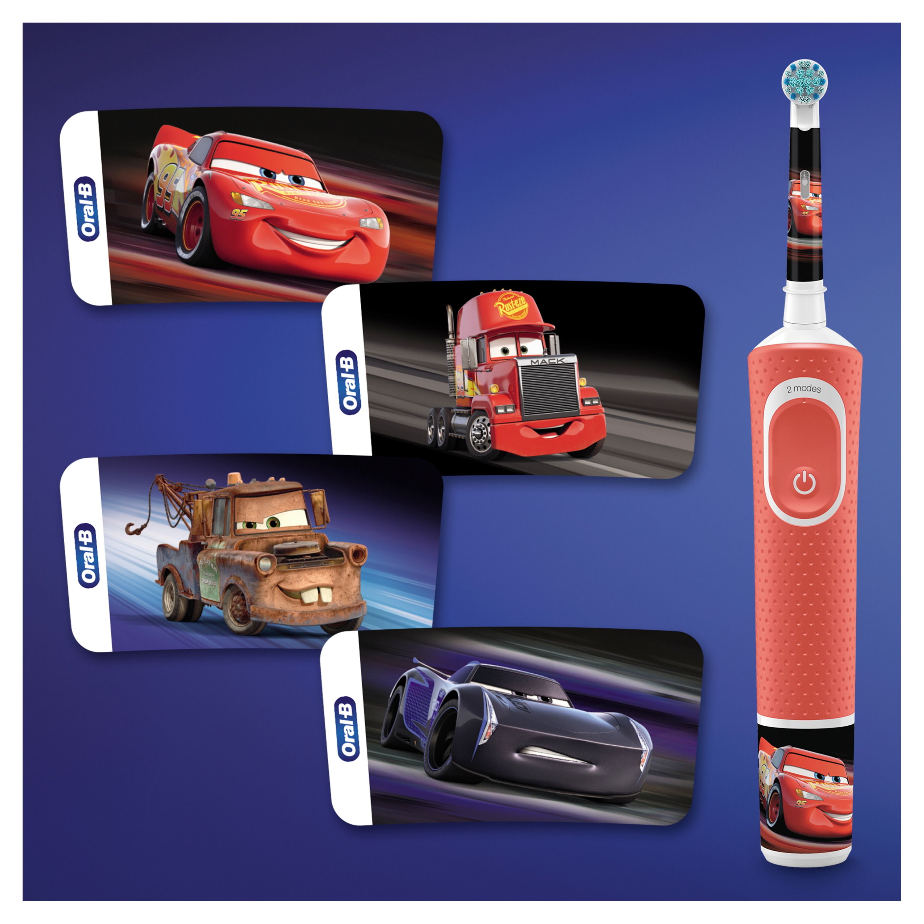 Oral-B - Elektrische Zahnbürste "Vitality 100 Kids Cars CLS" in Rot