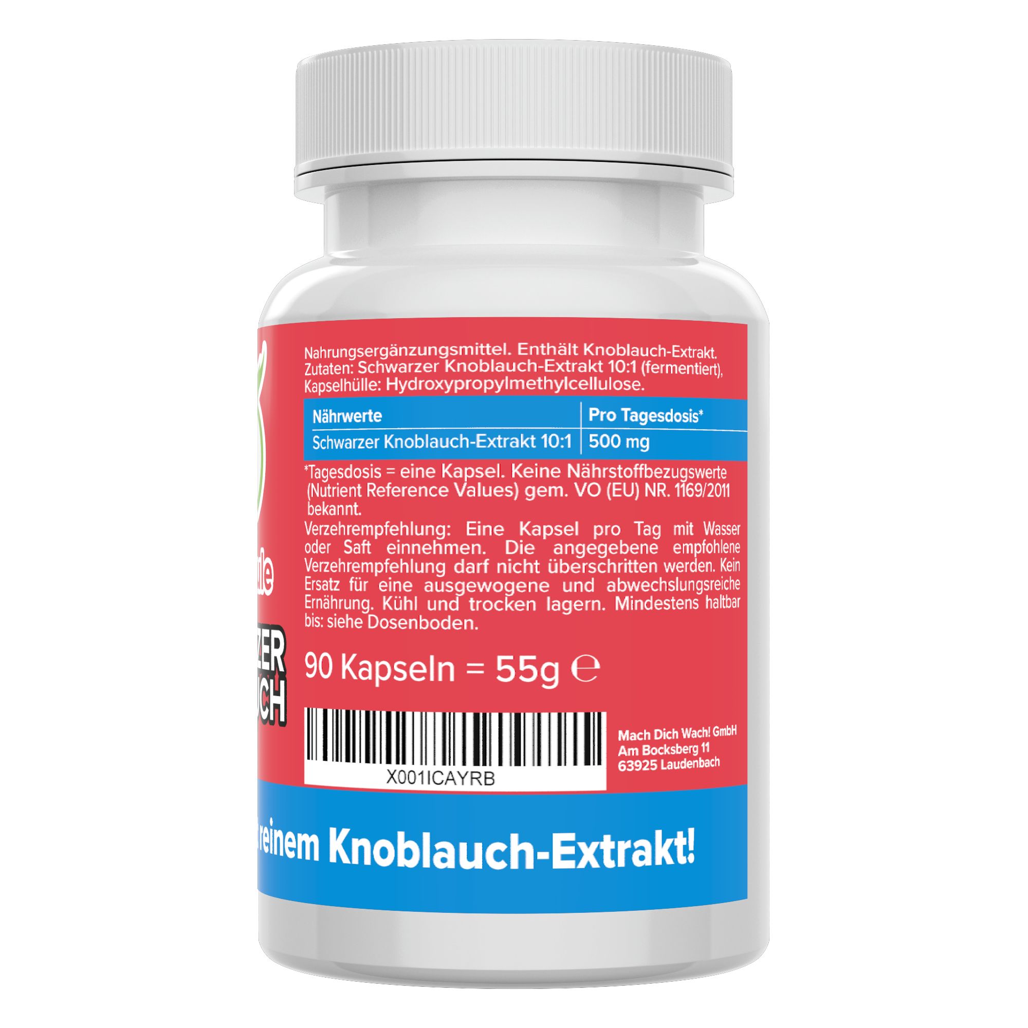 Schwarzer Knoblauch Kapseln - Vitamineule® 90 St