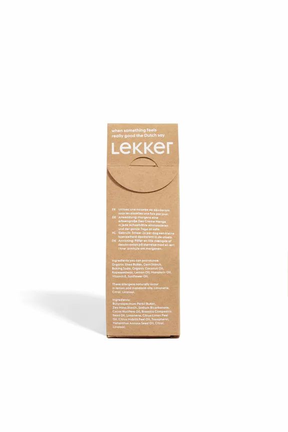 The Lekker Company - Natürliches Deodorant Mandarine und Zitrone 30 g