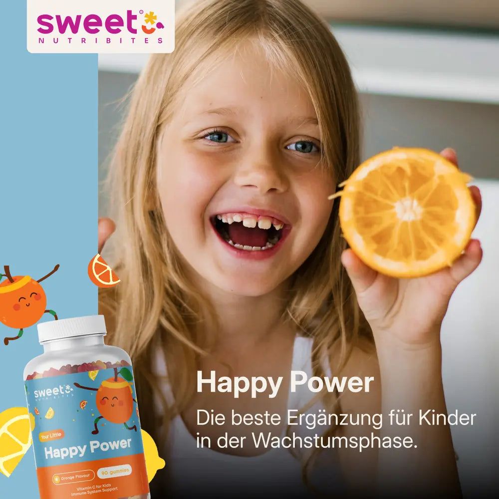 Sweet Nutribites Happy Power Gummis für Kinder mit Vitamin C