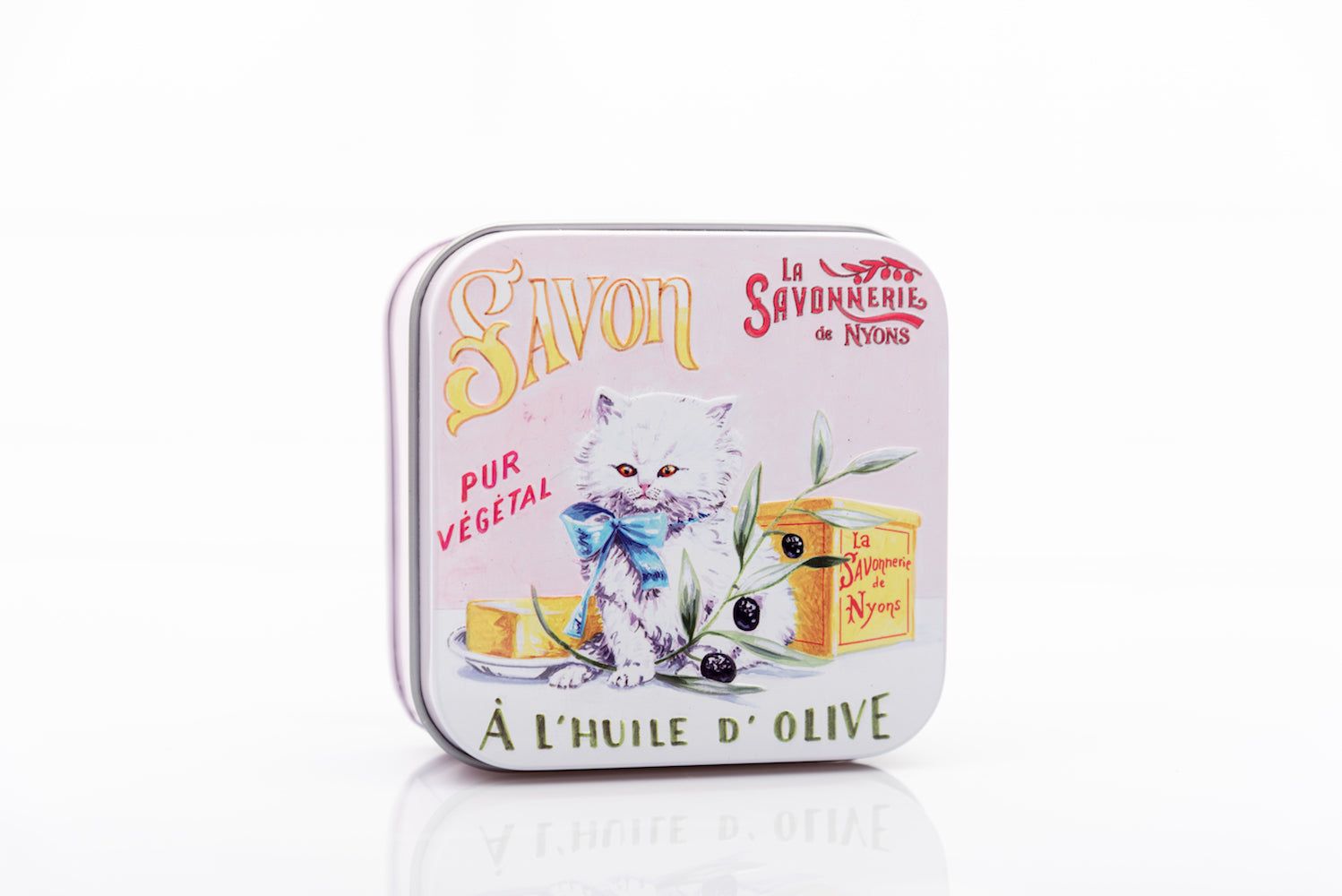 La Savonnerie de Nyons - Metallbox mit Seife 'Perserkätzchen'