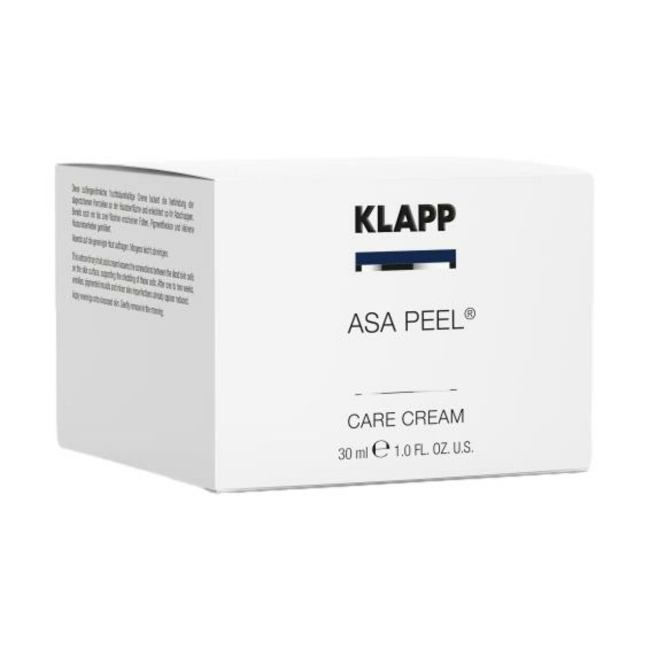 Klapp, ASA Peel Care Creme