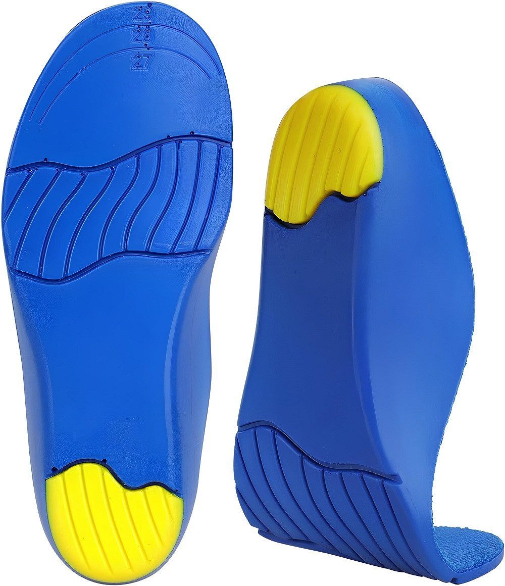 COOL-i Orthopädische 3D Einlegesohlen,Fußgewölbestütze, atmungsaktiv & zuschneidbar 1 Pc Einlegesohlen
