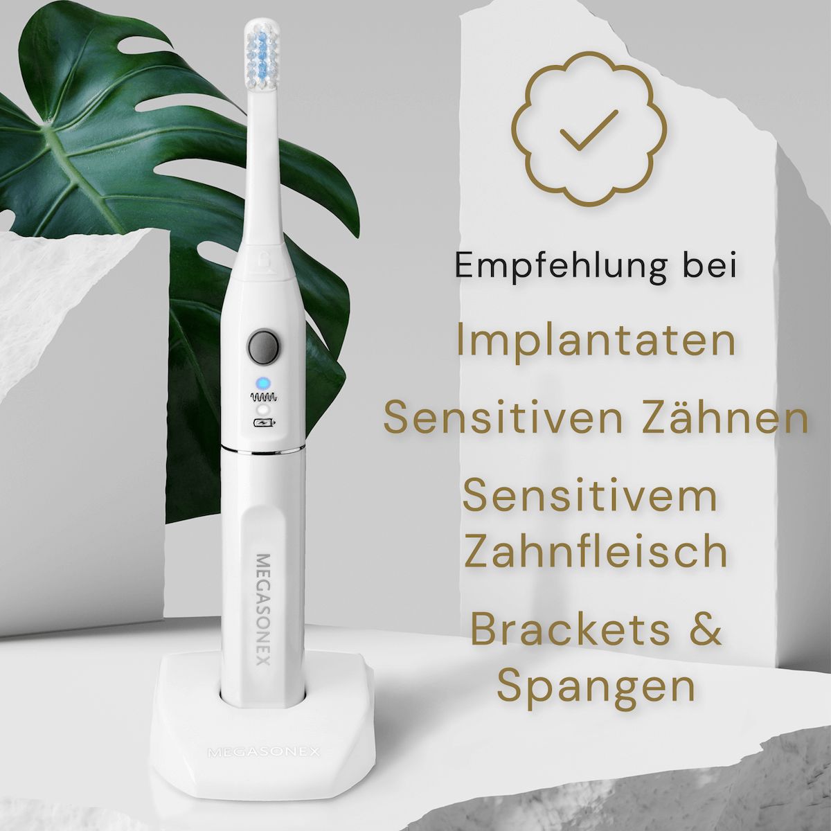 MEGASONEX M8 S Ultraschall-Zahnbürste