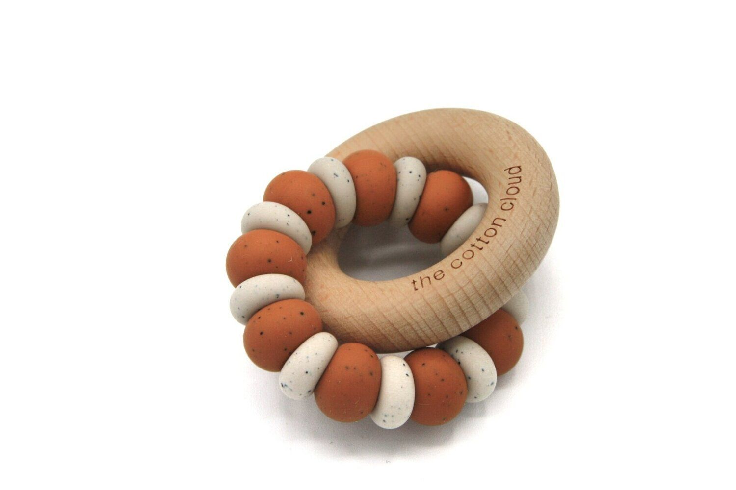 the cotton cloud Bonbon Beißring Caramel