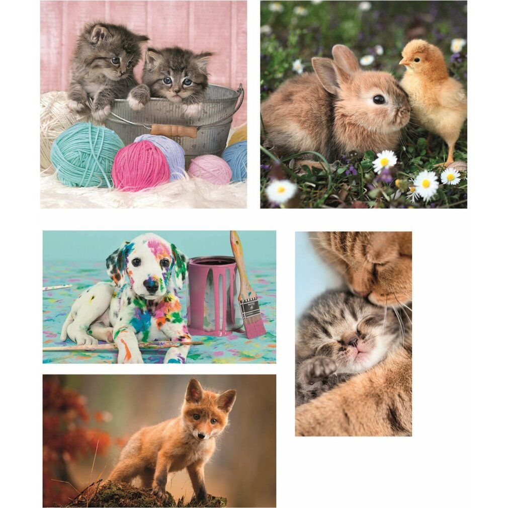 clementoni Puzzle Tierfreunde 10v1