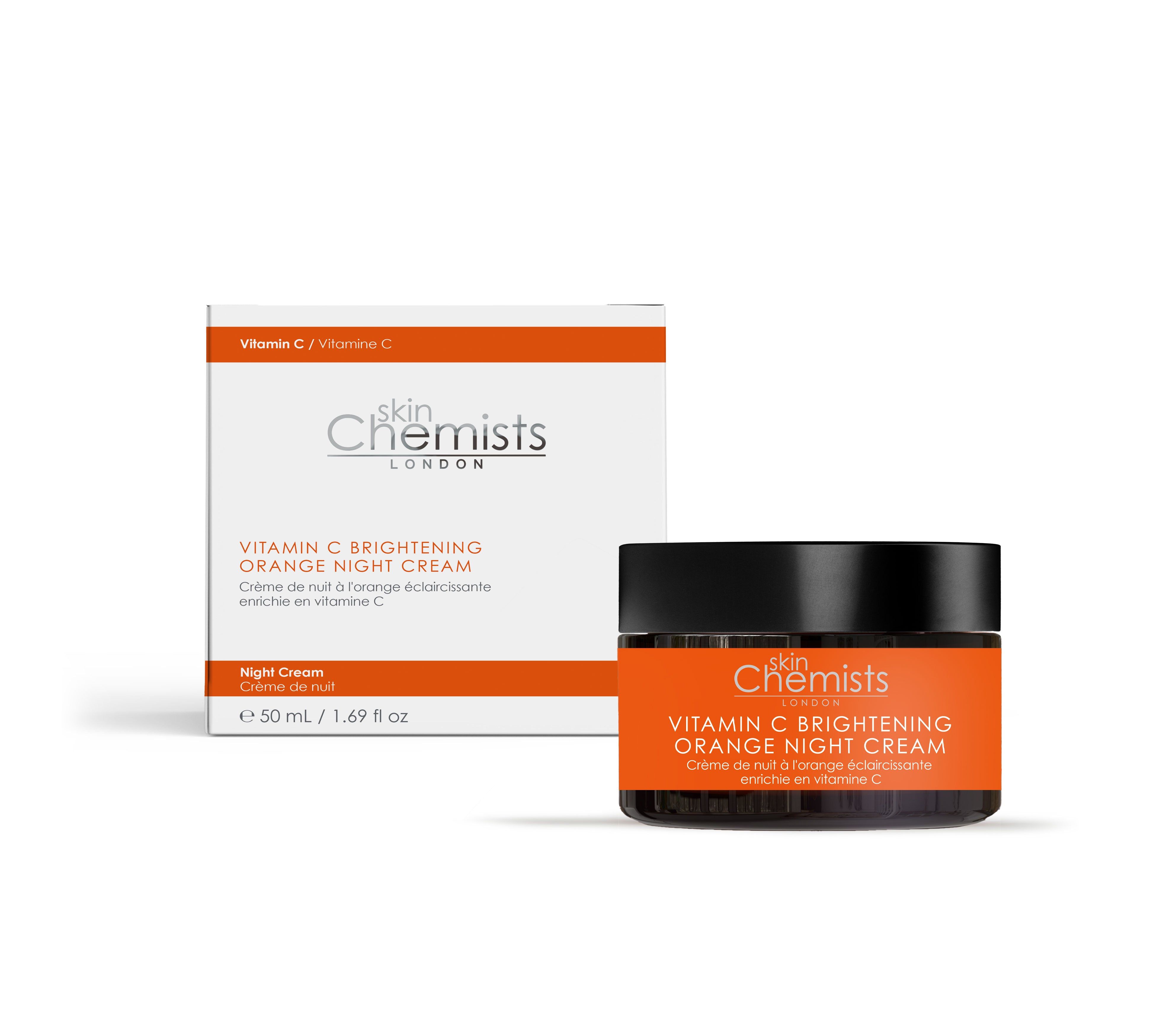 skinChemists Vitamin C Brightening Orange Nachtcreme