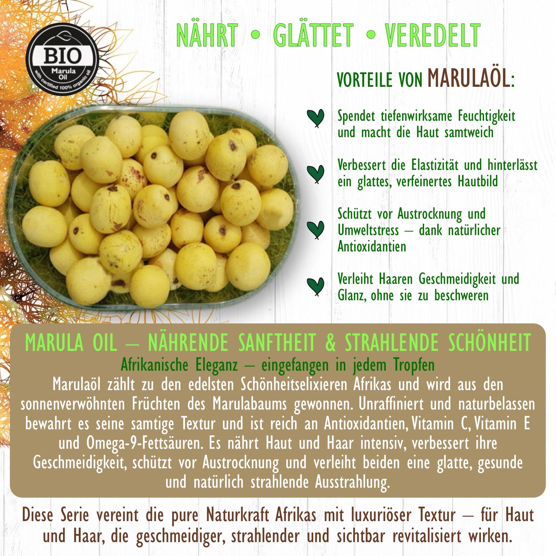Hello Nature Körperöl mit Marula Öl für Körperpflege