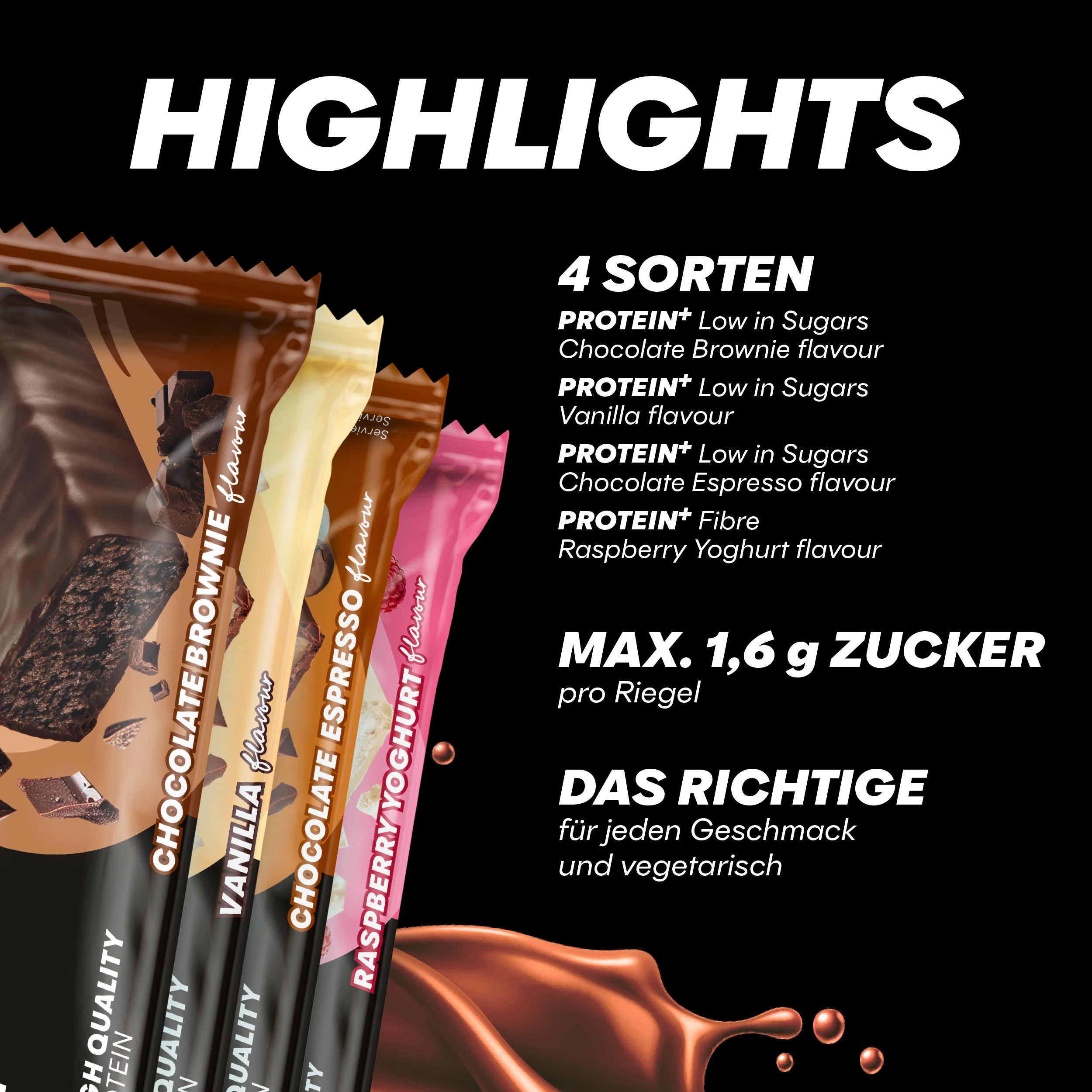 POWERBAR Protein Plus Low Sugar Multiflavour Box Eiweissriegel