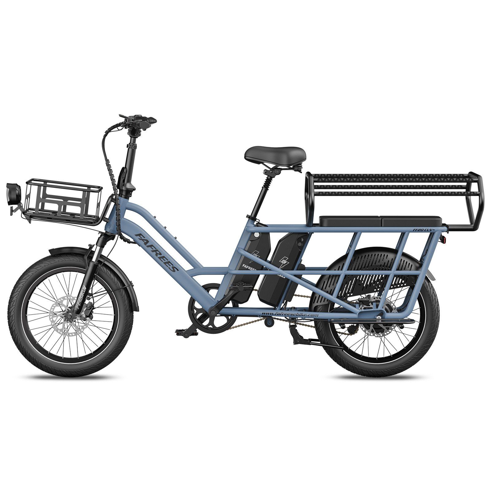 FAFREES FF20 CUV Modulares Longtail-E-Bike – Dual-Akku 30 Ah