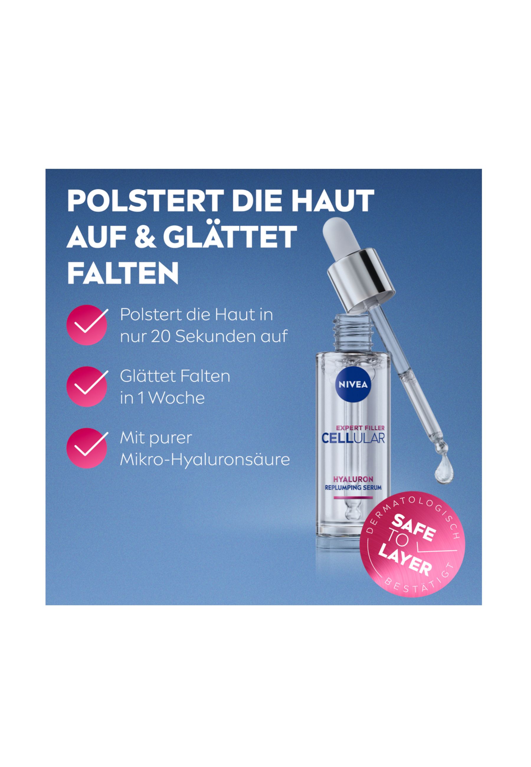 NIVEA CELLULAR Expert Filler Routine Set Hyaluron & Vitamin C Serum