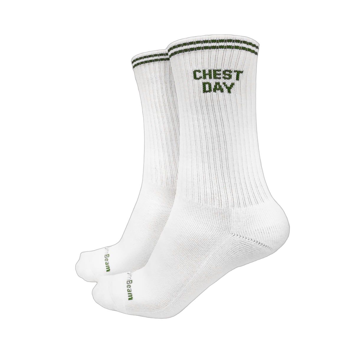 GymBeam Socken Unisex mit 3/4 Länge und nahtloser Spitze in Weiß