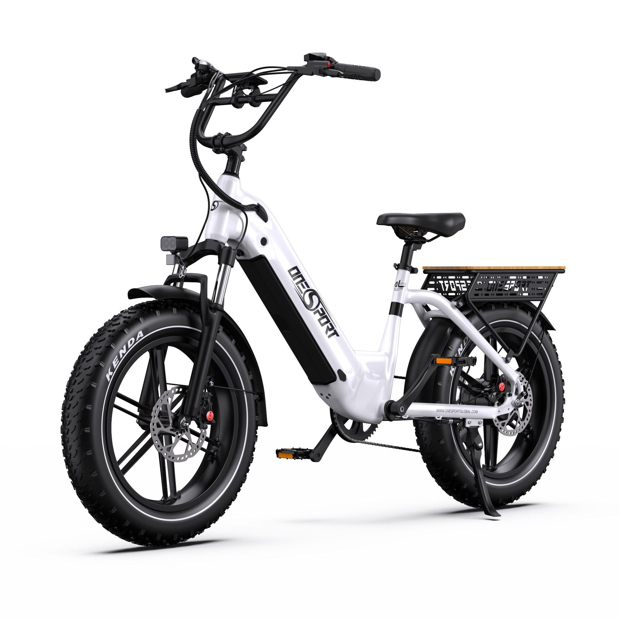 ONESPORT OT08 Geländetaugliches E-Bike mit 500-W-Motor und 48-V-18-Ah-Akku