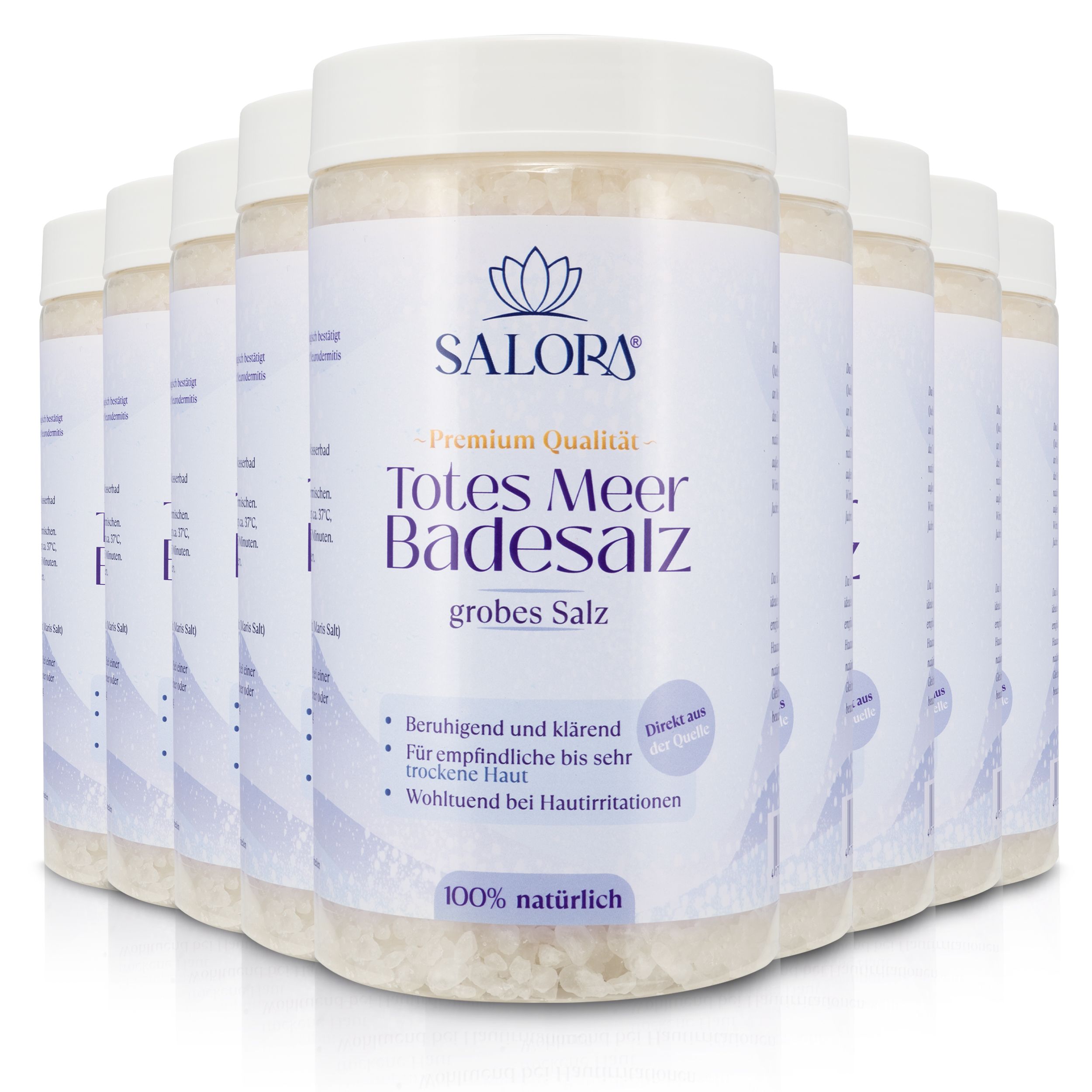Salora ® Premium reines Totes Meer Badesalz