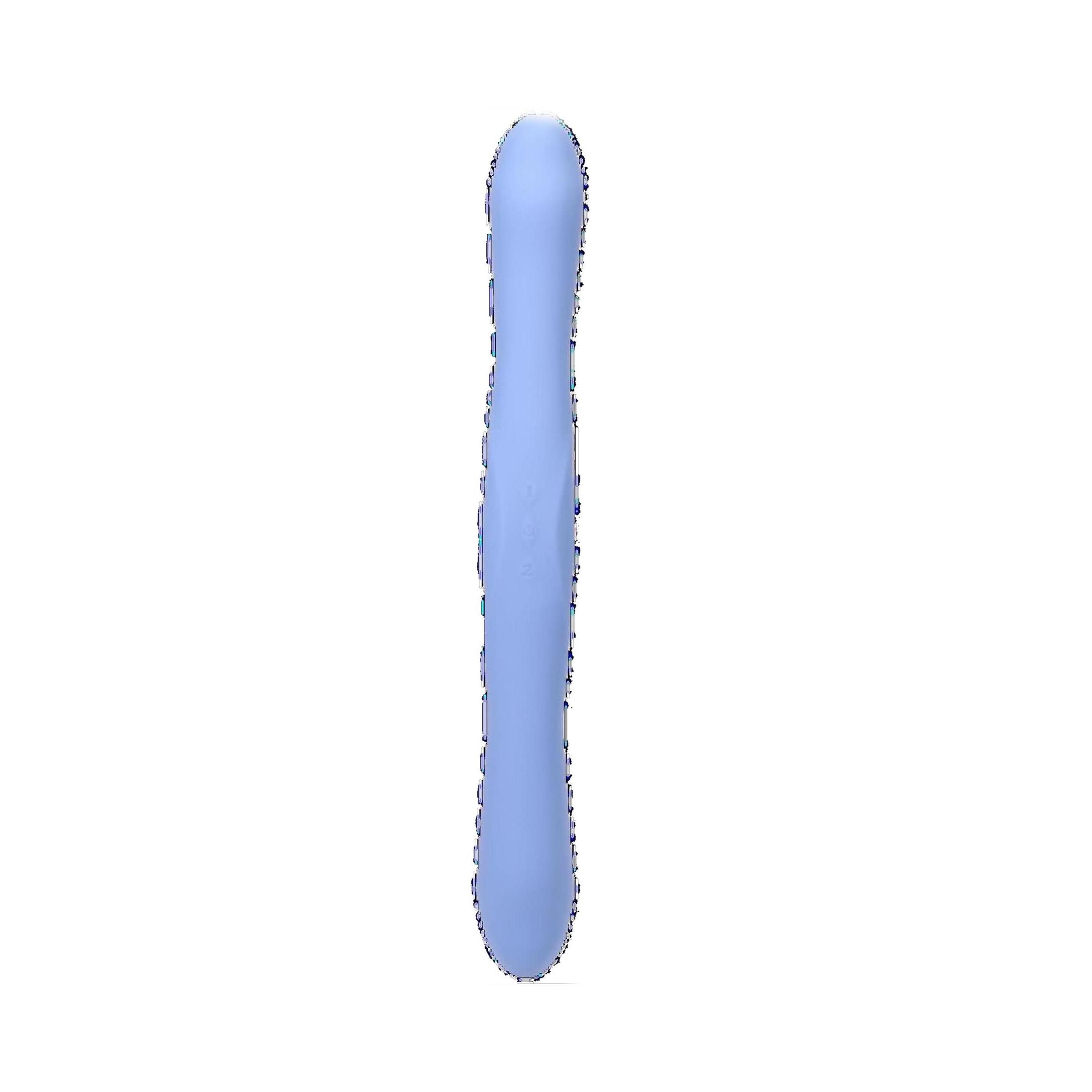 Doc Johnson - Duet - Double Ended Vibrator with Wireless Remote - Periwinkle