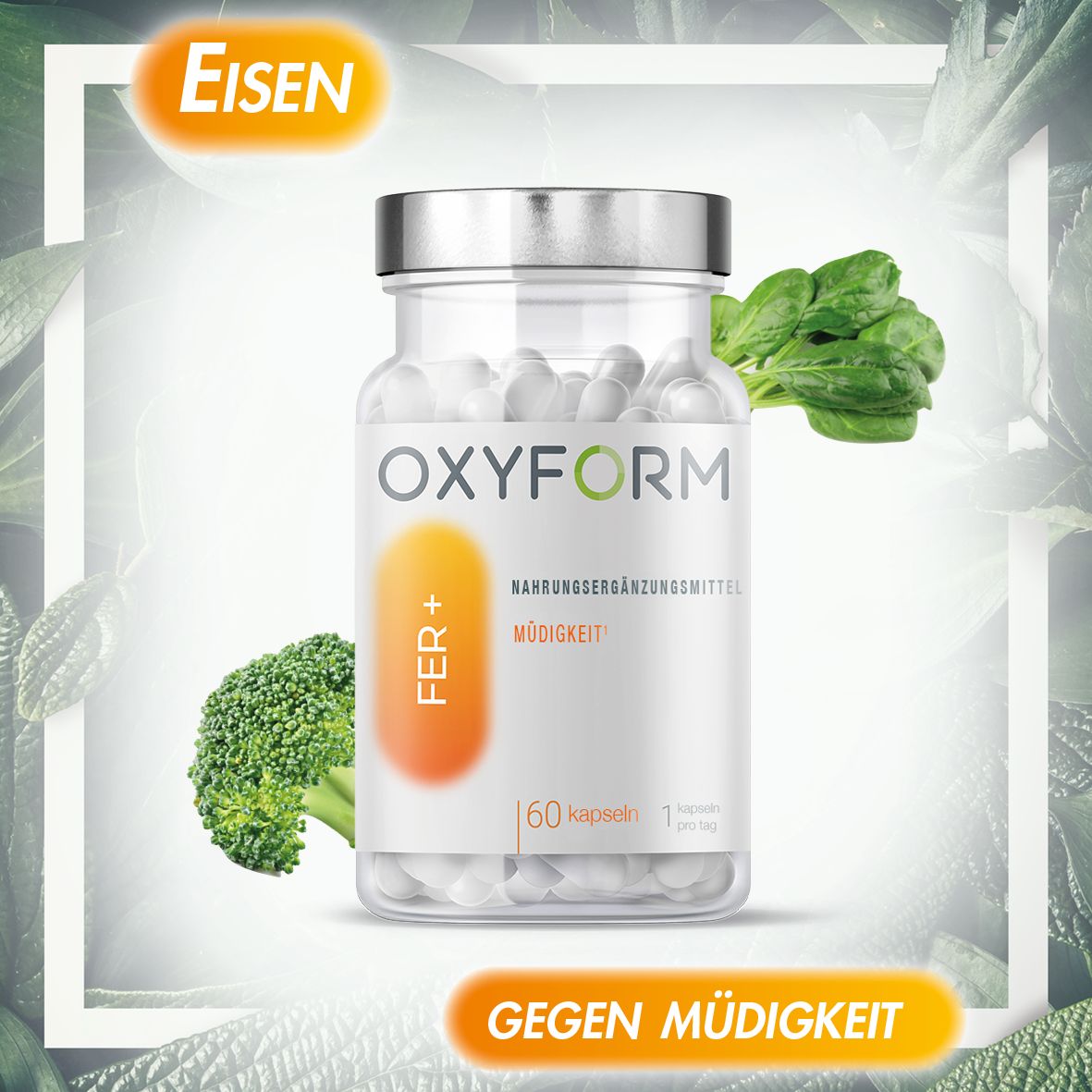 Oxyform Eisen Bisglycinat Gelkapseln