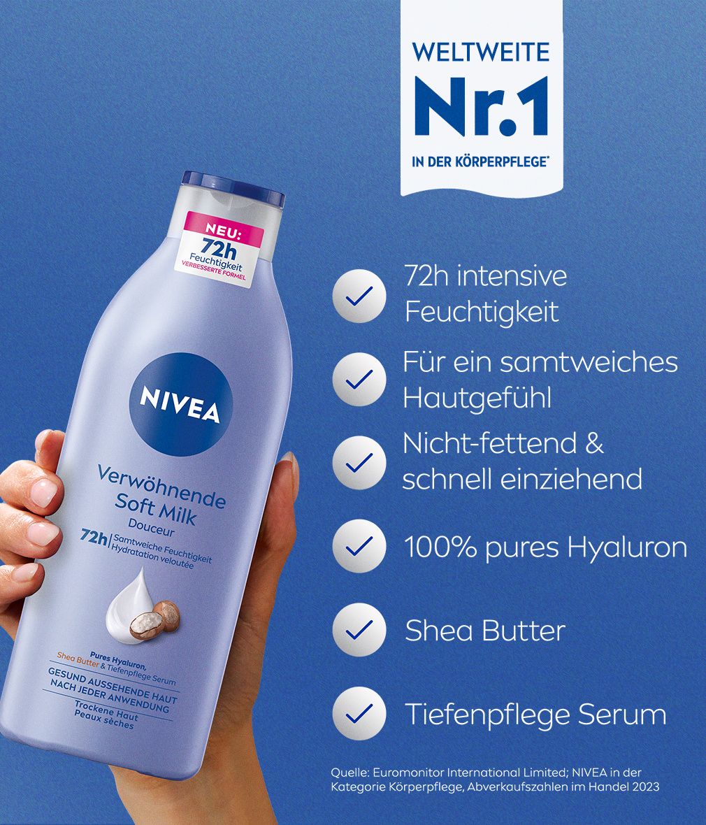 NIVEA Body Verwöhnende Soft Milk
