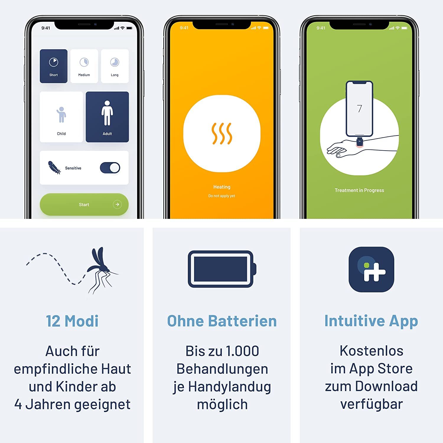 heat it - Insektenstichheiler für dein Smartphone-  für Apple iPhones