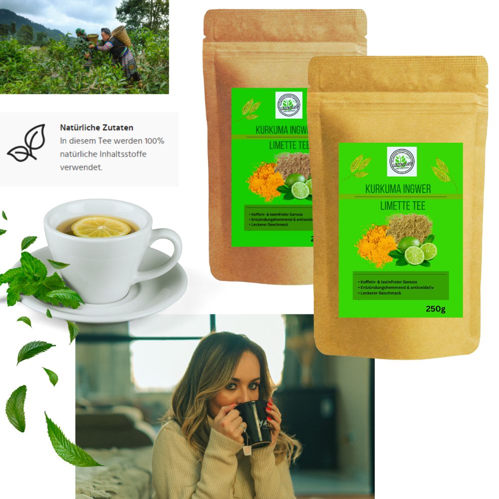 Linecase - Kurkuma Ingwer Limette Tee