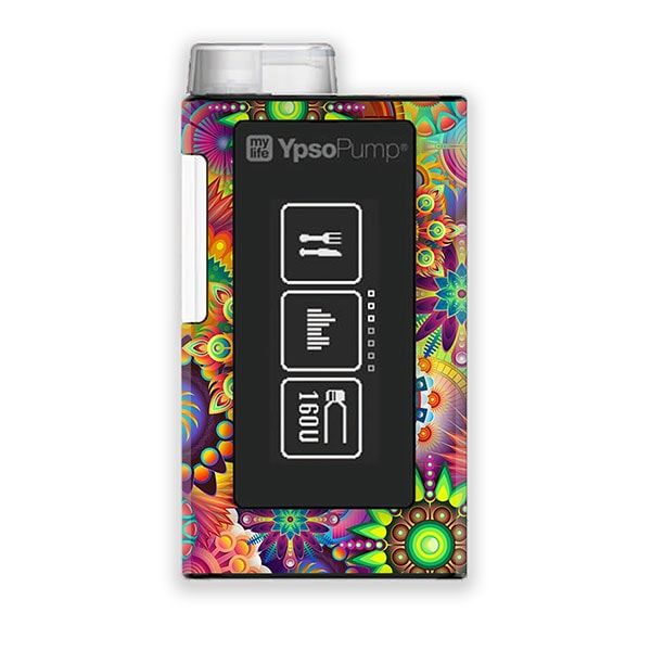 Diasticker® Mylife Ypsopump Sticker "Lebe bunt"