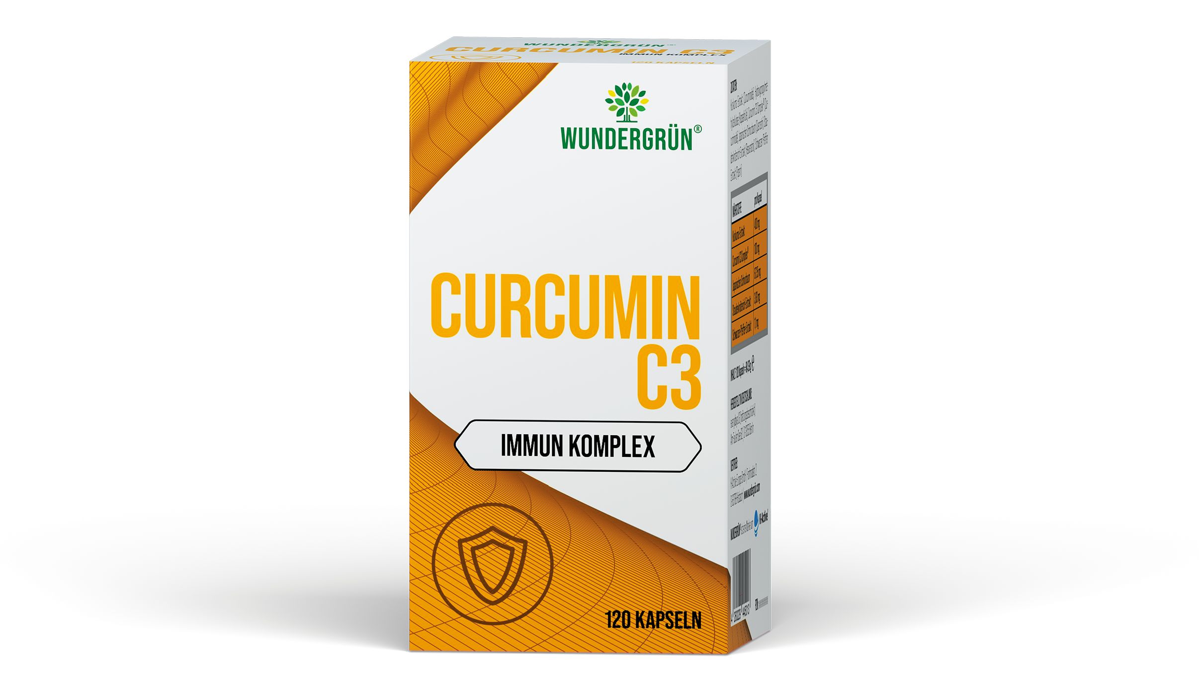 WUNDERGRÜN® Curcumin C3 - 120 Kapseln