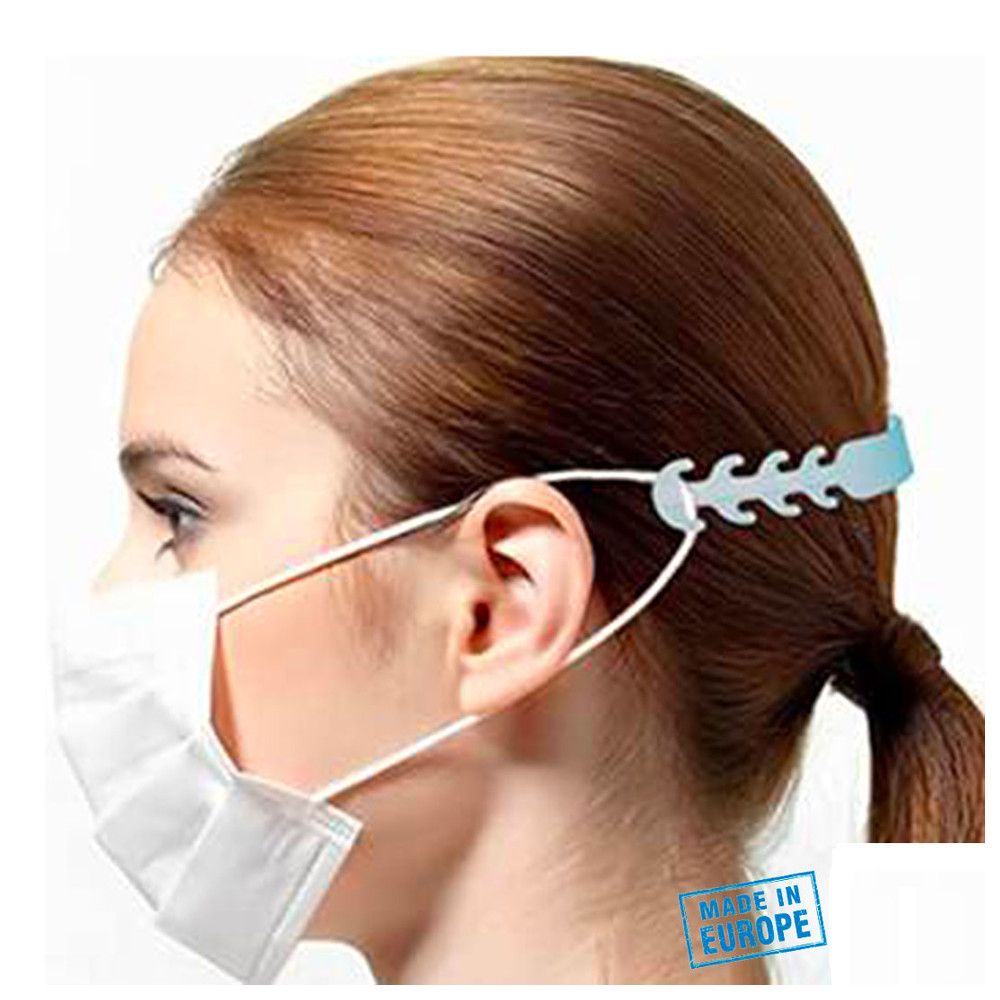 Maskenhalter für Mundschutz, blau