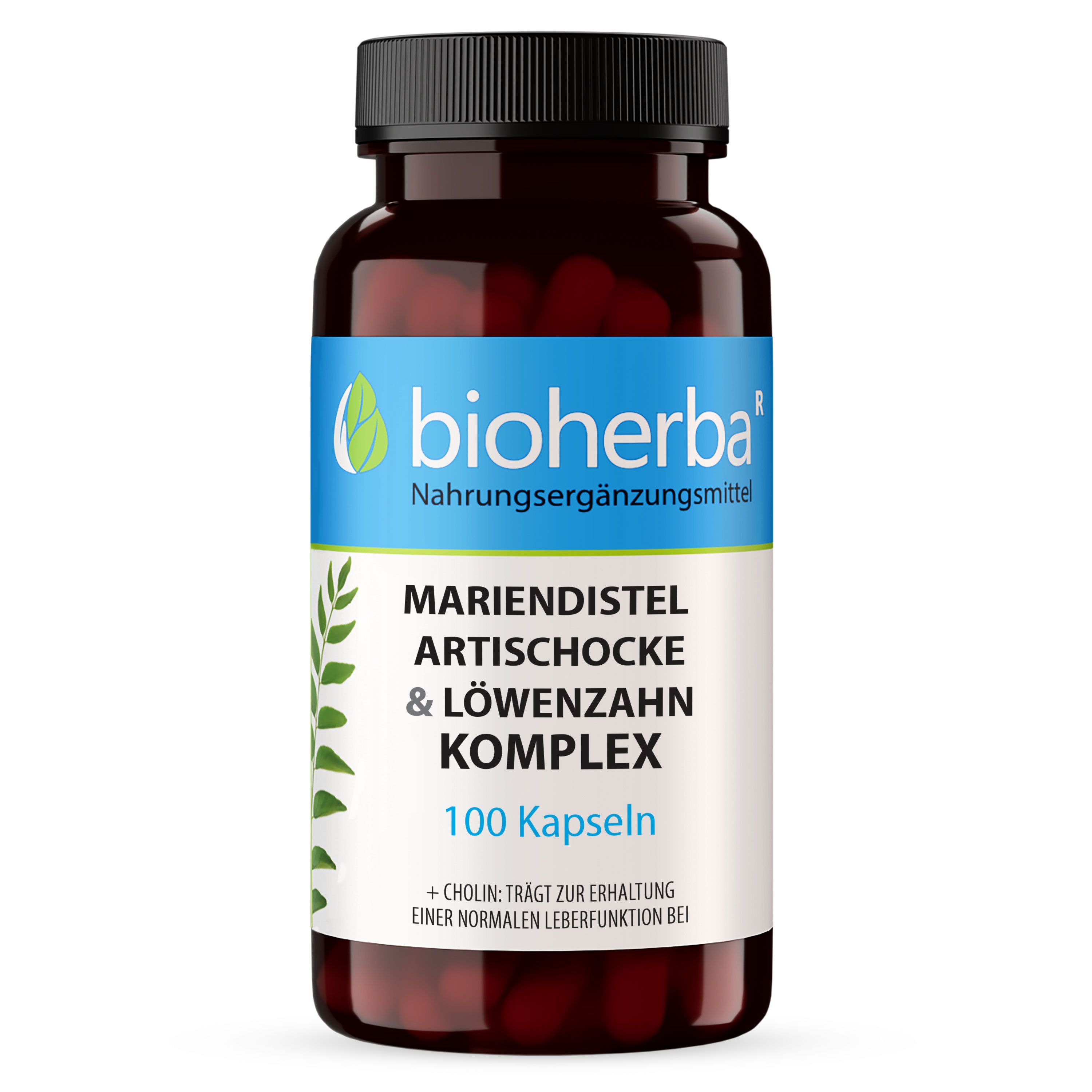 Bioherba Mariendistel, Artischocke & Löwenzahn Komplex Kapseln 43 g