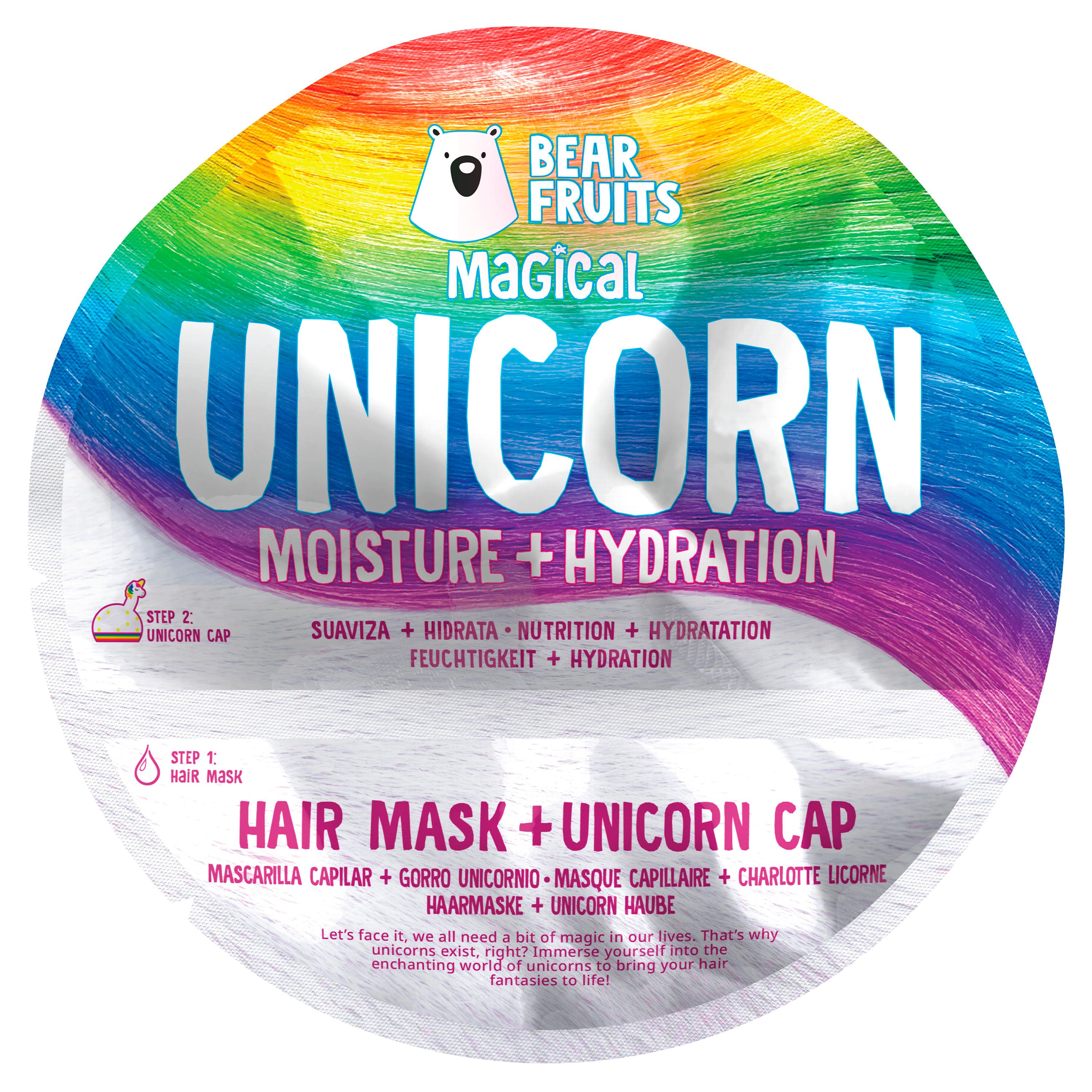 Bear Fruits - Haarmaske & -haube "Unicorn"