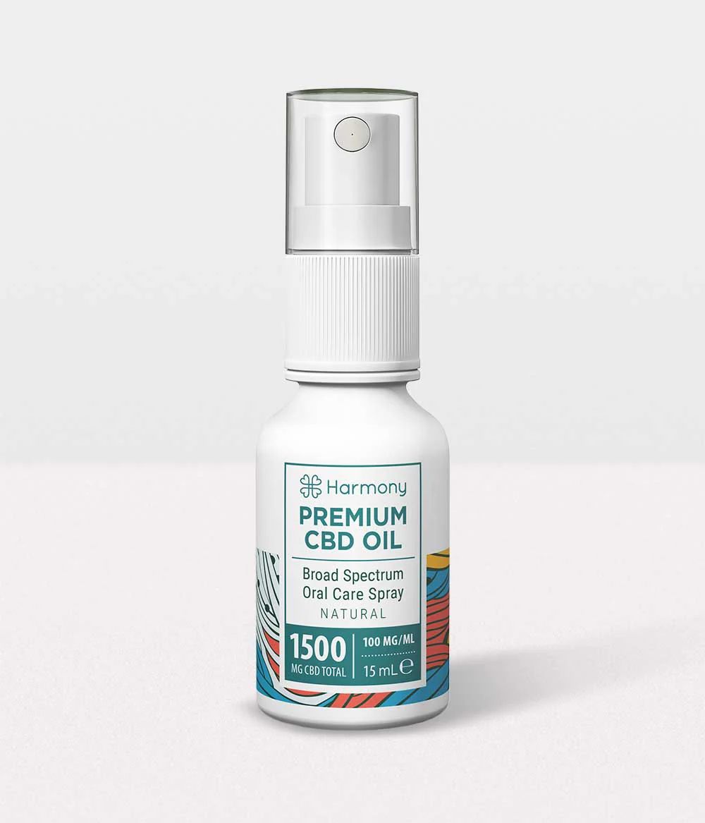Harmony CBD Spray 10% - Natural 15 ml Mundspray