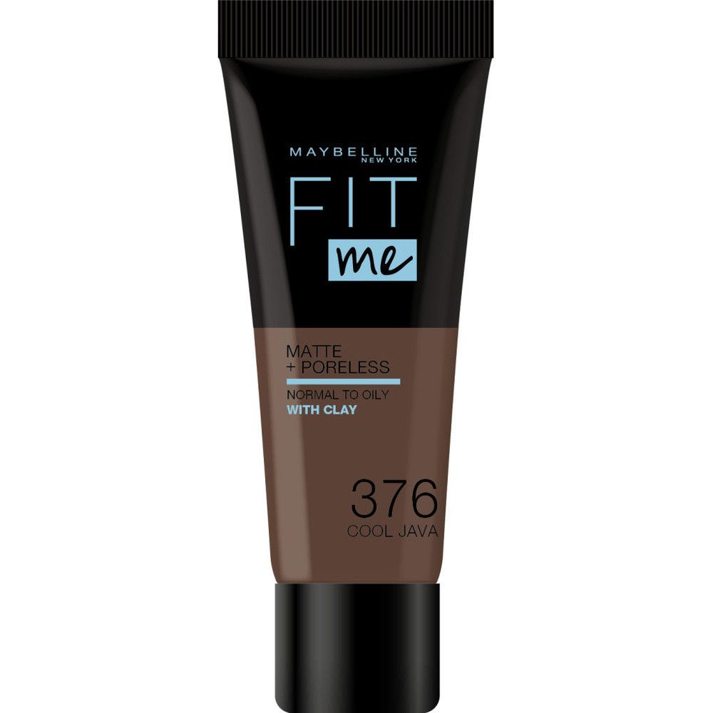 Tube Maybelline Fit Me Foundation. Matte & Poreless. Farbton 376 Cool Java.