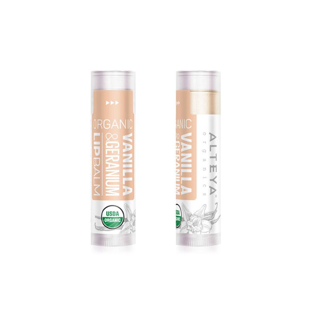 Alteya Organics Lippenbalsam mit Vanille und Muskat
