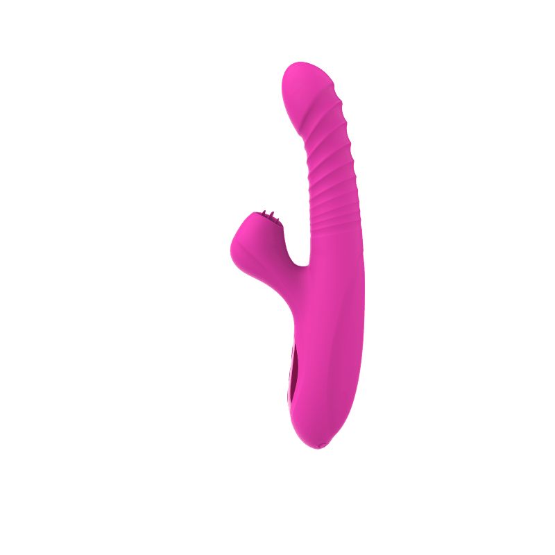 Miriam Pink - Stoßender Vibrator mit Zunge