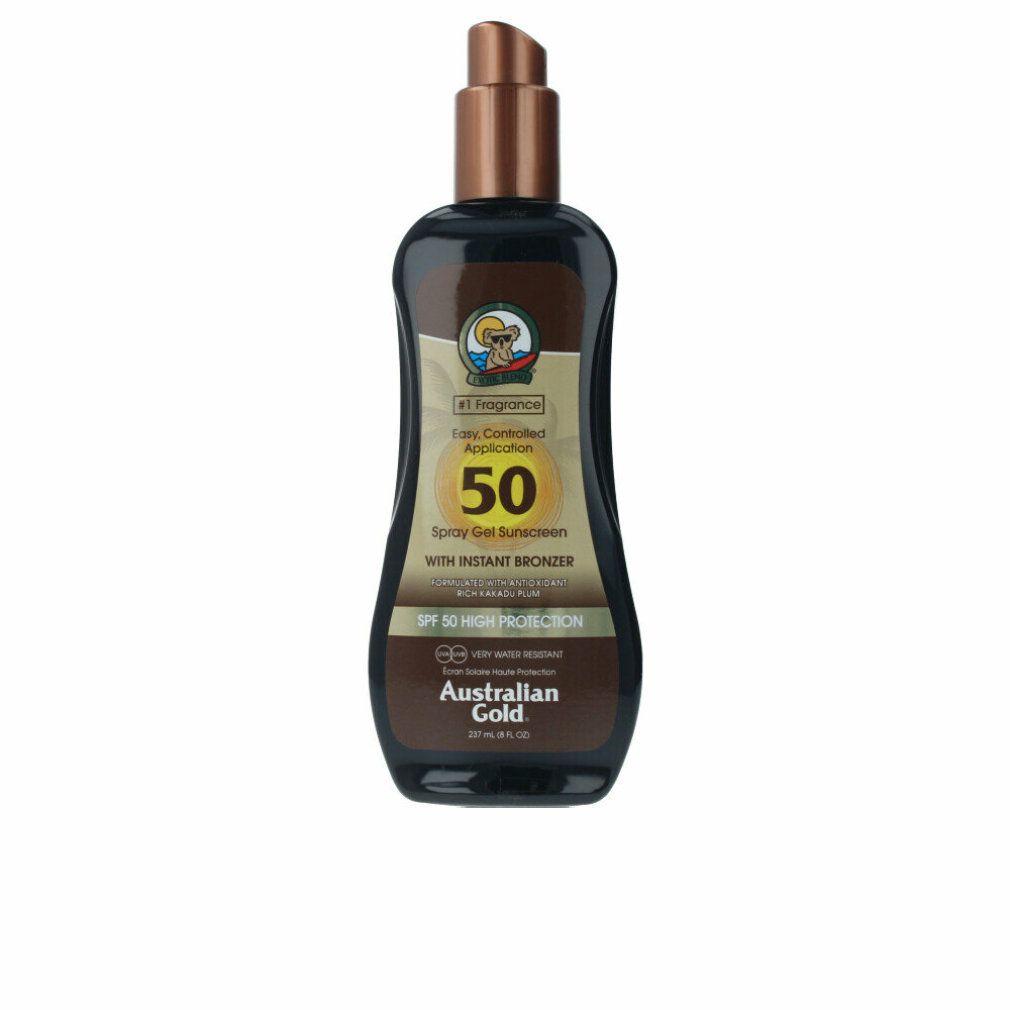 Australian Gold Spray Gel mit Bronzer lsf 50