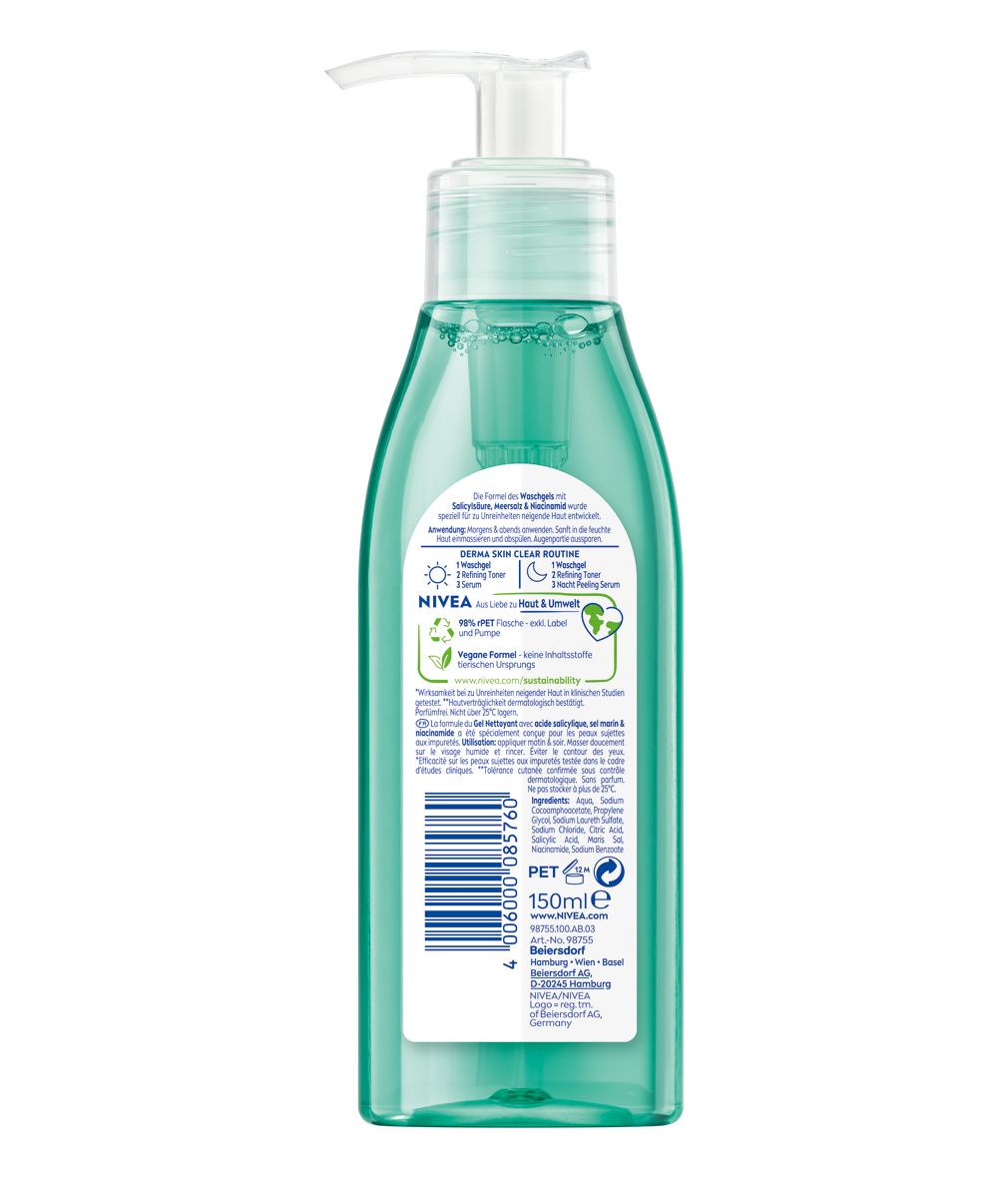 NIVEA Derma Skin Clear Waschgel