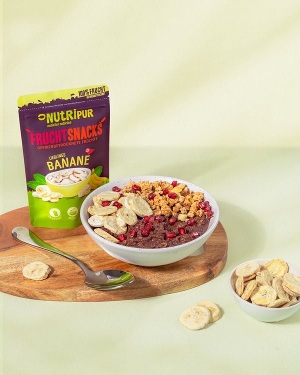 NutriPur gefriergetrocknete Früchte, Bananen