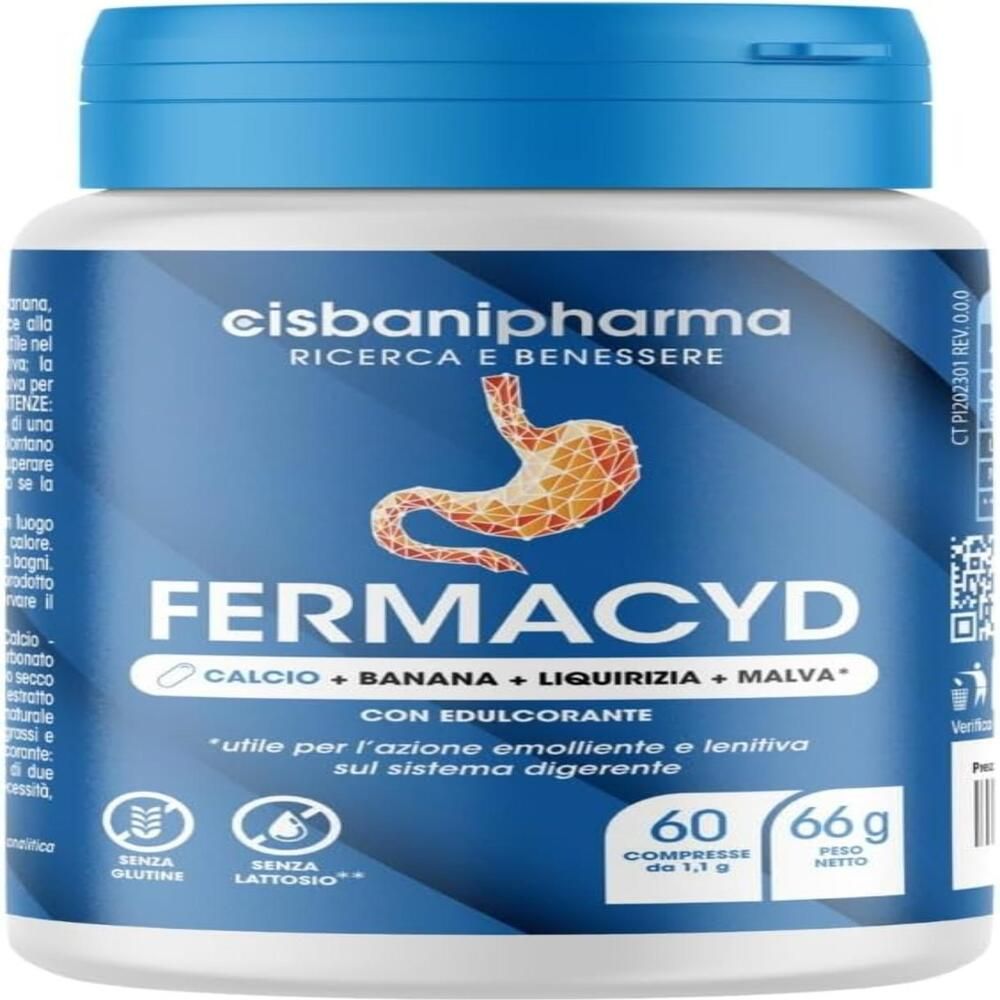 Cisbani Pharma Fermacyd - compresse - gastroprotettore e antiacido