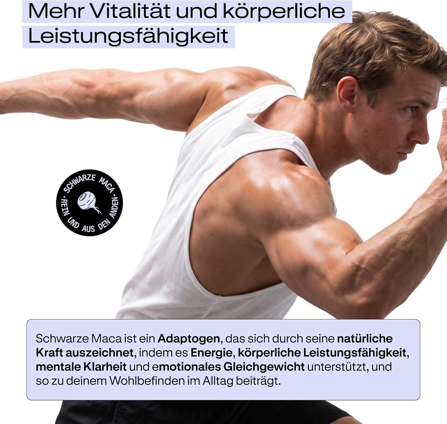NUTRIBRAIN Maca Schwarz Kapsel