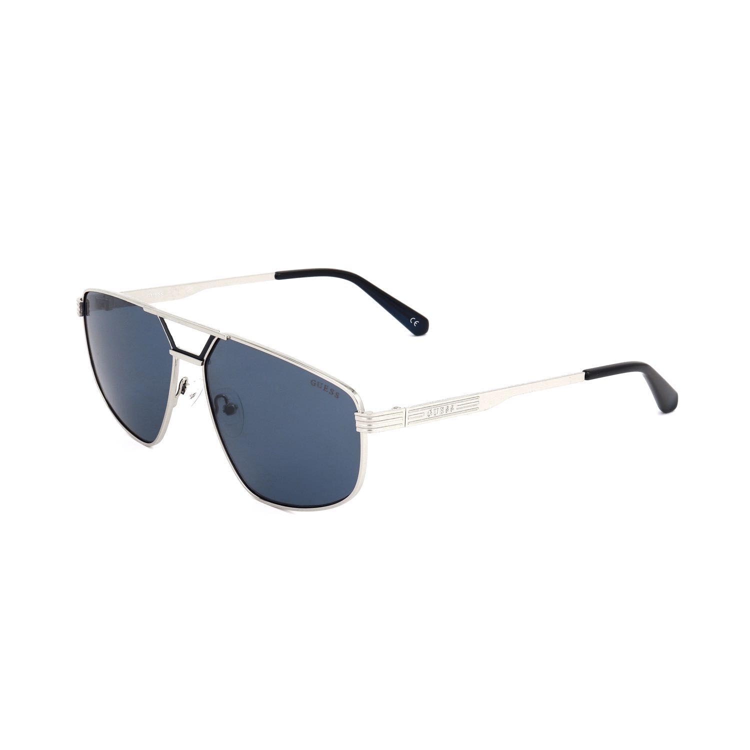 Guess Factory occhiali da sole uomo GF00044 silver-coloured