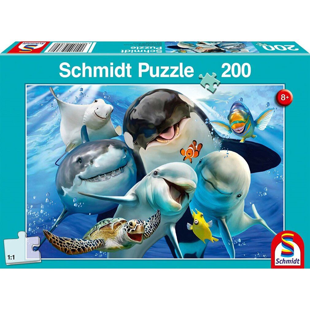 schmidt Puzzle Unterwasserfreunde 200 Teile