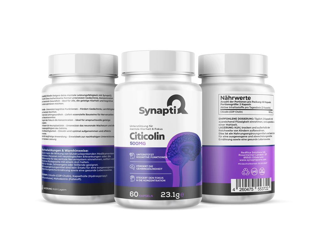 SynaptiQ® Citicolin (CDP-Cholin)