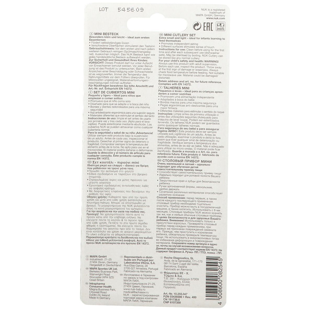 NUK® Easy Learning Mini Besteck (Farbe nicht wählbar)