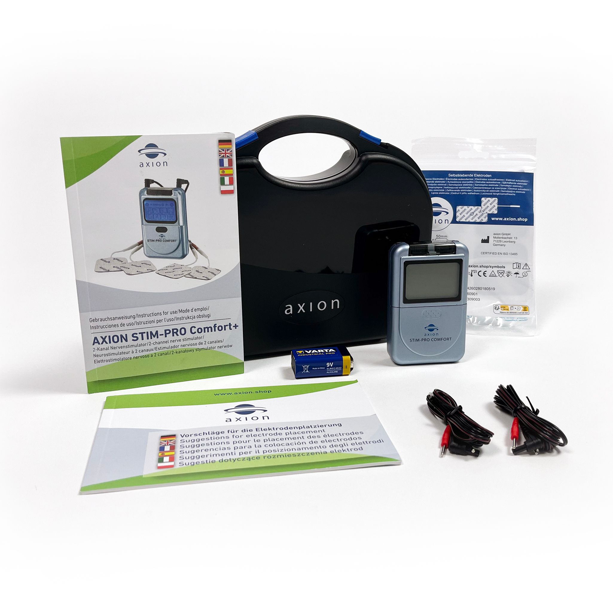 axion® 2 Kanal TENS Gerät STIM-PRO COMFORT zur Schmerztherapie
