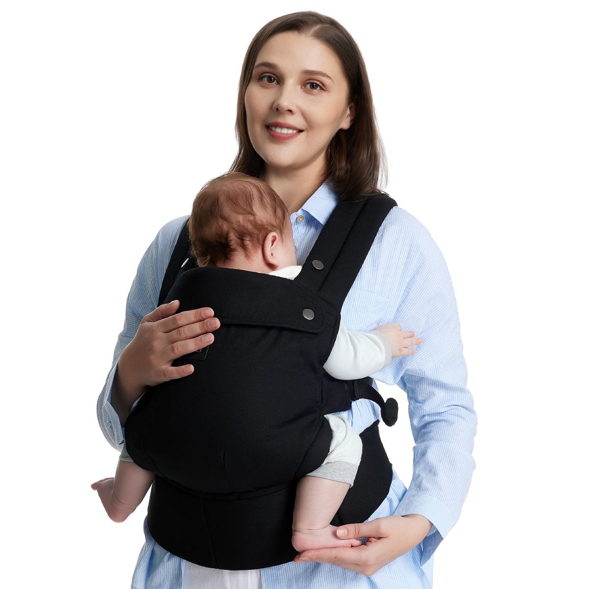 Momcozy Leichter Babytrage, Schwarz