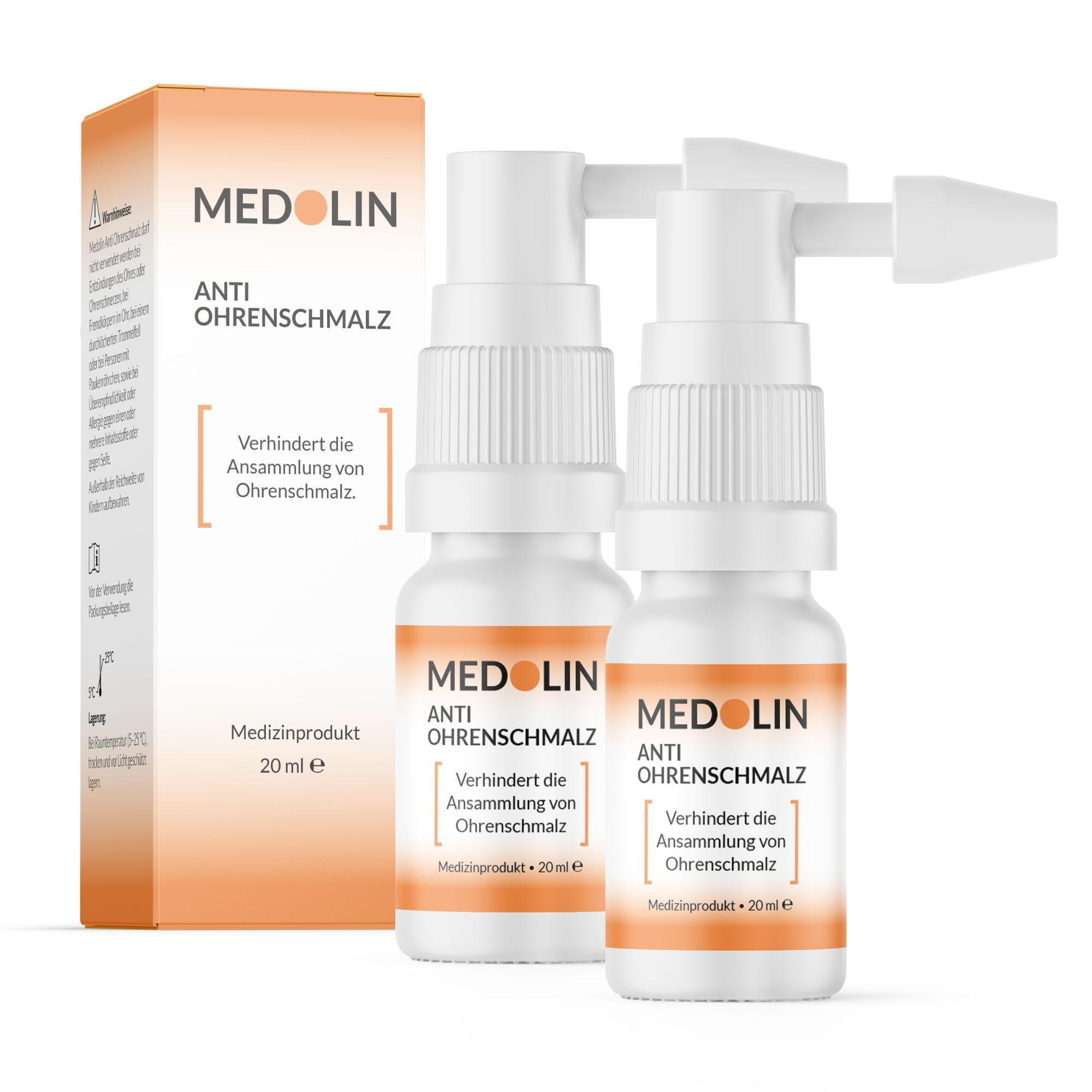 Medolin® Anti Ohrenschmalz 2x20 ml Spray
